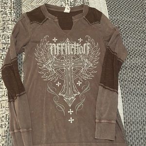 Womens Affliction Tee Worn Once